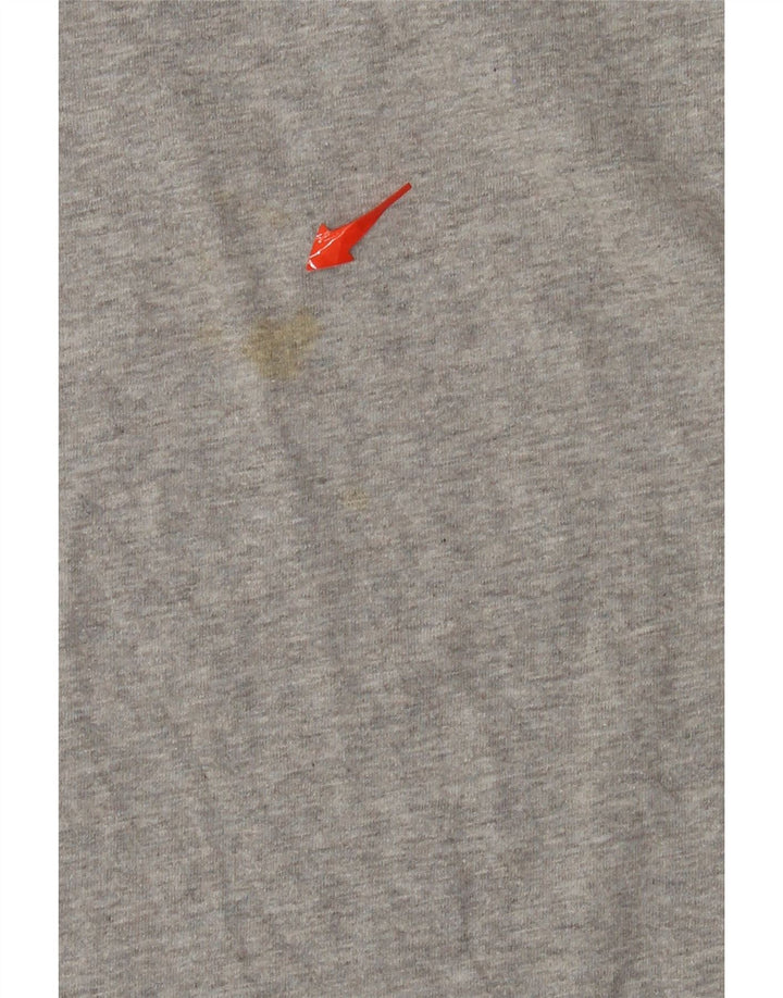 Camiseta Adidas Menina 13-14 Anos Cinza Algodão