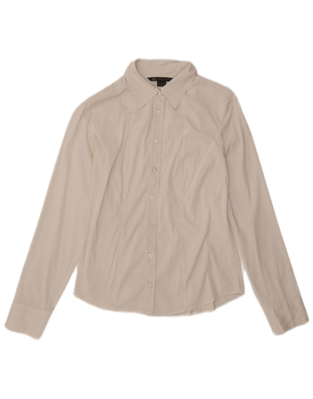 Camisa feminina ARMANI EXCHANGE UK 12 médio branco