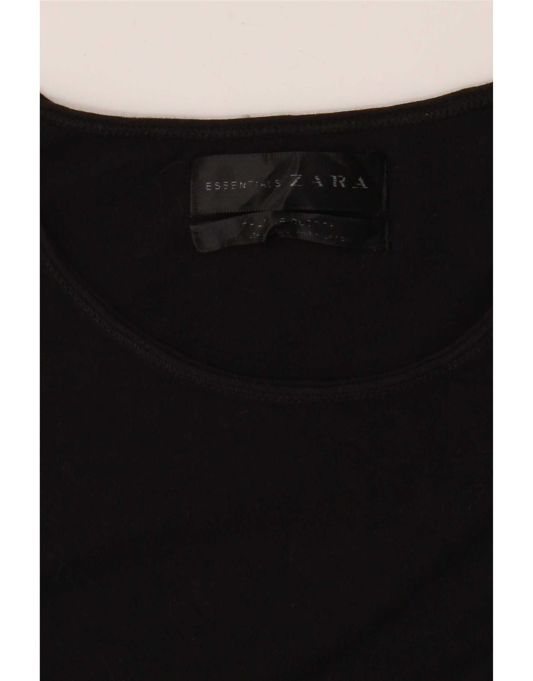 Camiseta feminina Zara UK 14 médio preto