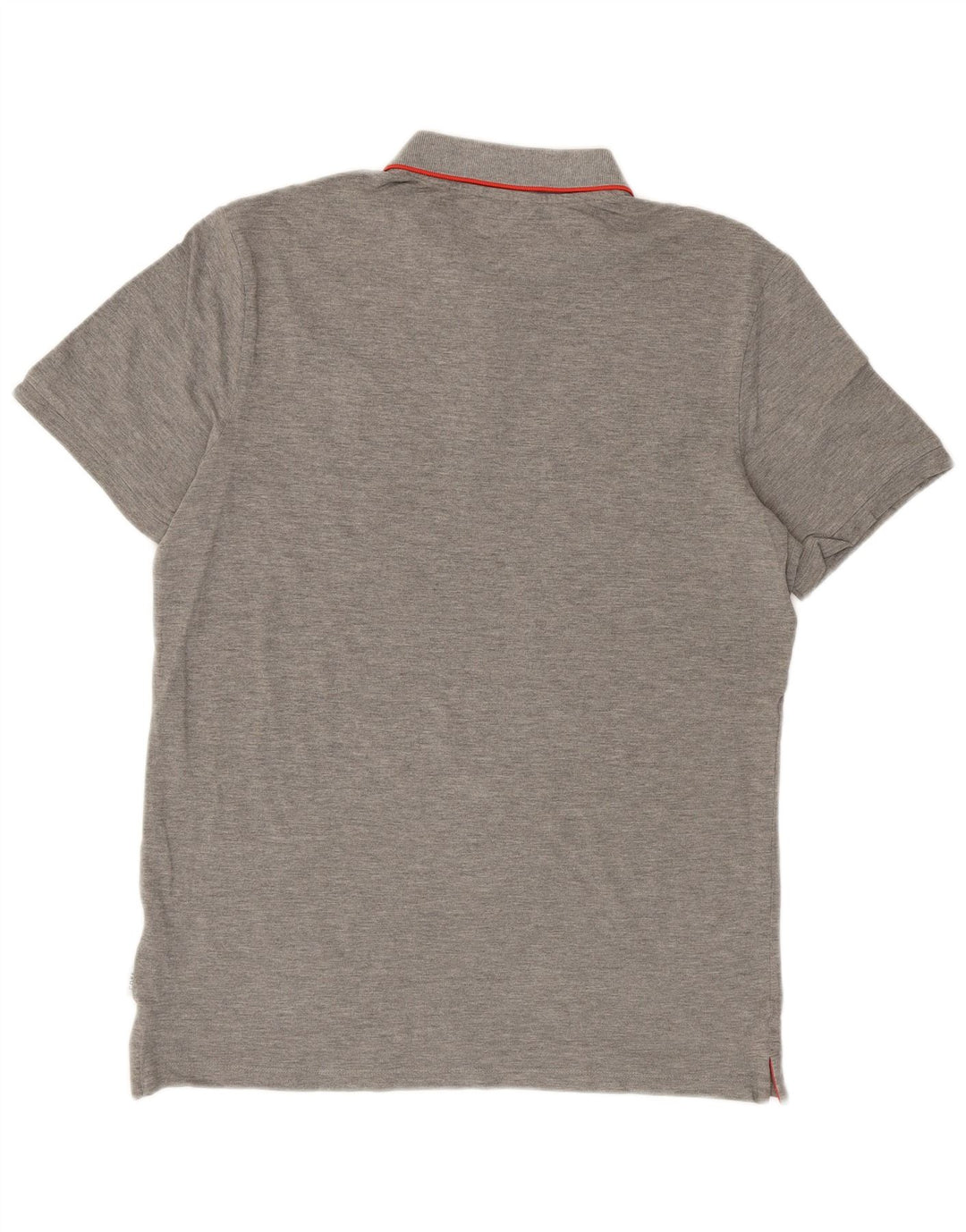 Camisa polo masculina JACK & JONES grande algodão cinza