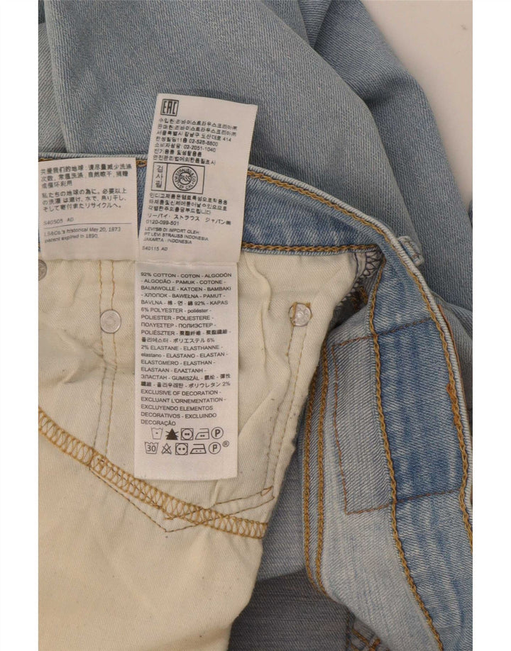 Calça jeans feminina Levi's 511 Slim W32 L32 azul algodão