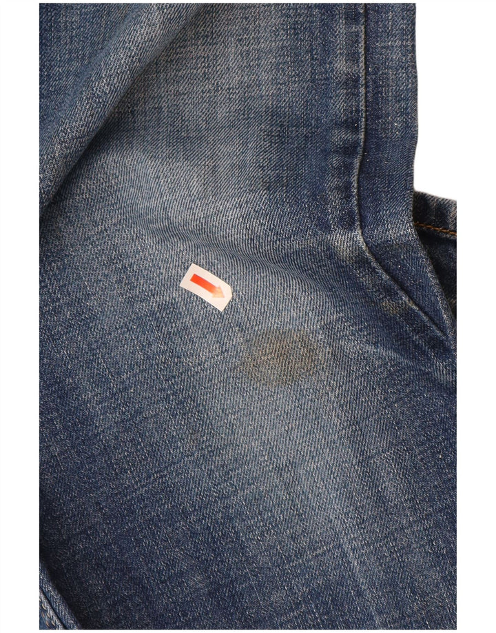 DIESEL Masculino Larkee Straight Jeans W31 L34 Azul Algodão