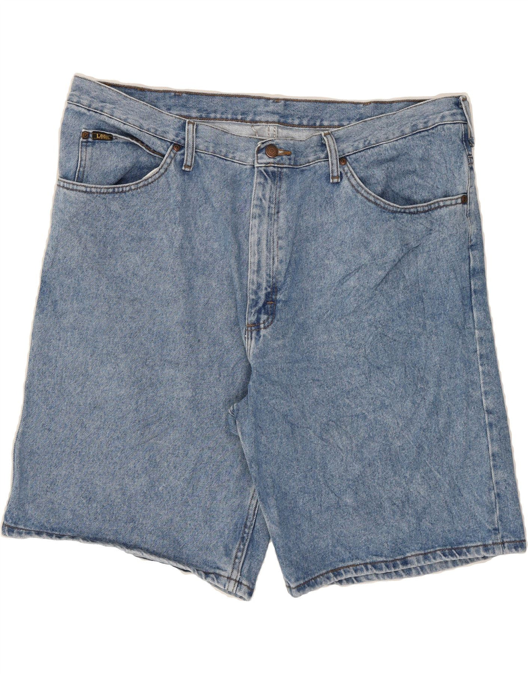 LEE Mens Denim Shorts W42 2XL Blue Cotton Vintage Lee and Second-Hand Lee from Messina Hembry 