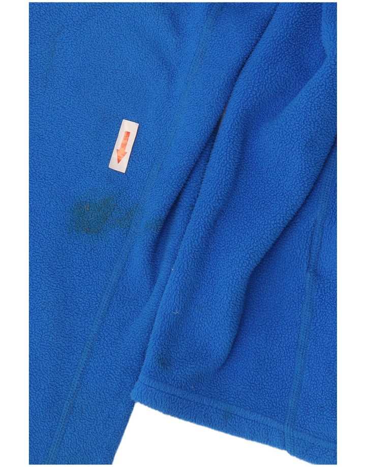 Jaqueta de lã com capuz feminina Helly Hansen UK 14 poliéster azul médio