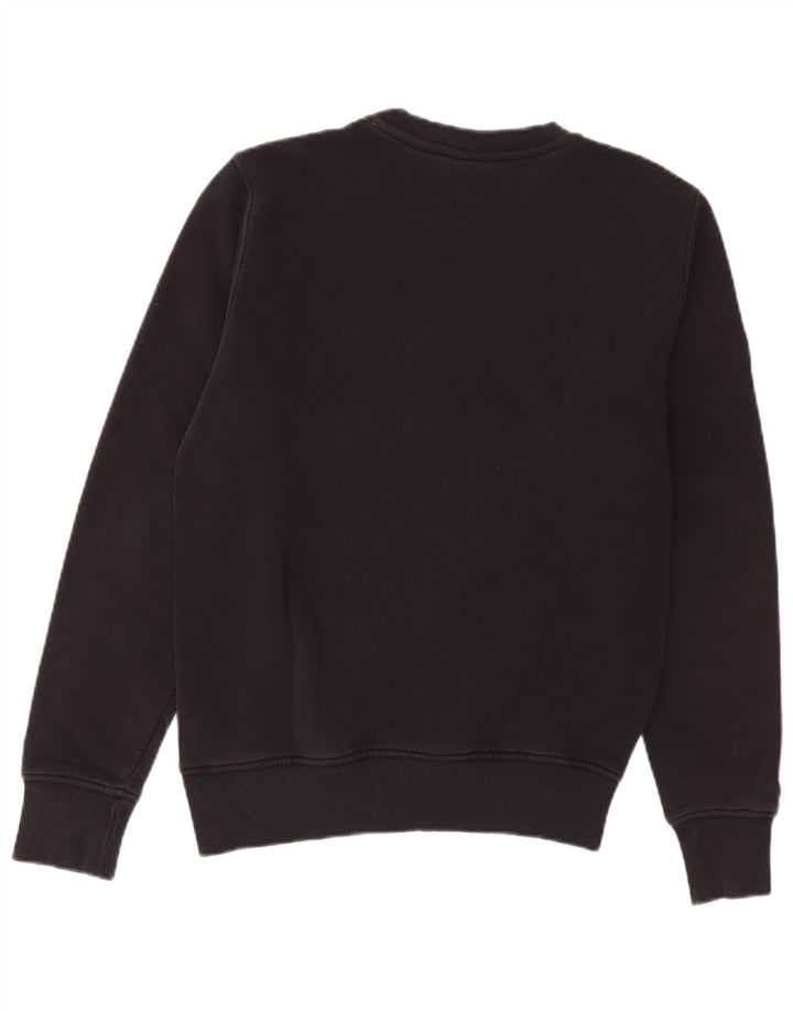 NFL Mens Raiders Graphic Moletom Jumper Pequeno Algodão Preto