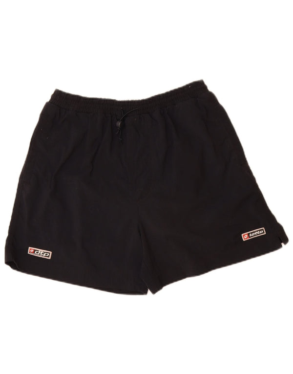 LOTTO Mens Sport Shorts UK 38/40 Médio Preto Poliamida