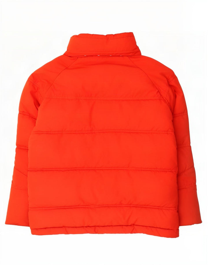 Jaqueta acolchoada com capuz Nike Boys 8-9 anos pequena poliéster vermelho
