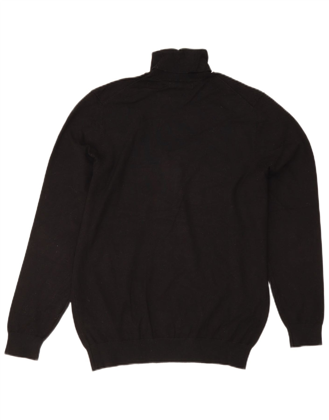 Suéter masculino Zara com gola redonda médio preto