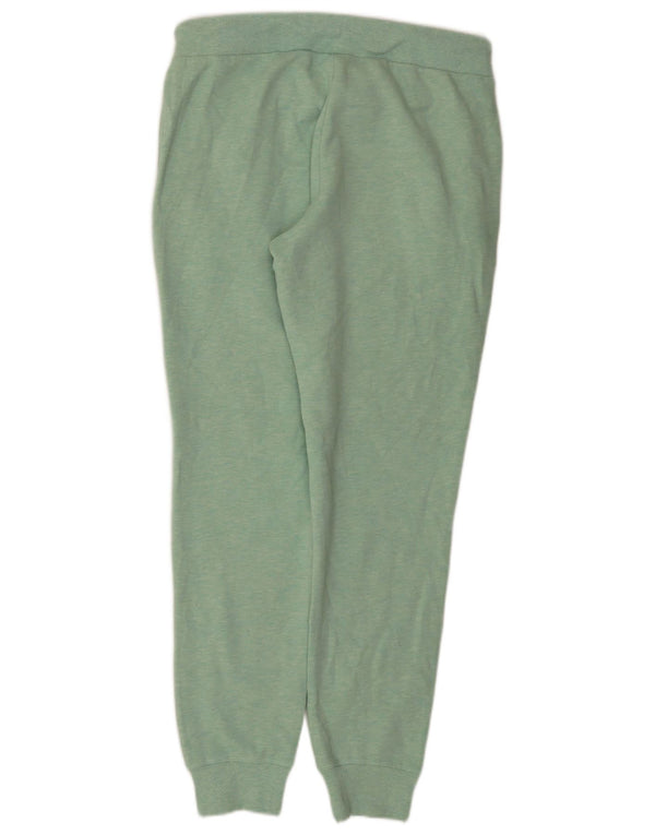 Calça de treino feminina Superdry Joggers UK 16 grande algodão verde