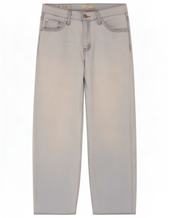 Calça jeans feminina Levi's Baggy Dad Loose W25 L30 azul algodão
