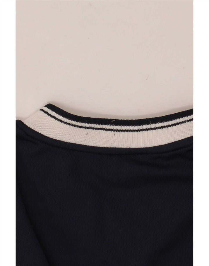 Fila Camiseta Masculina Top Pequeno Poliéster Colourblock Azul Marinho