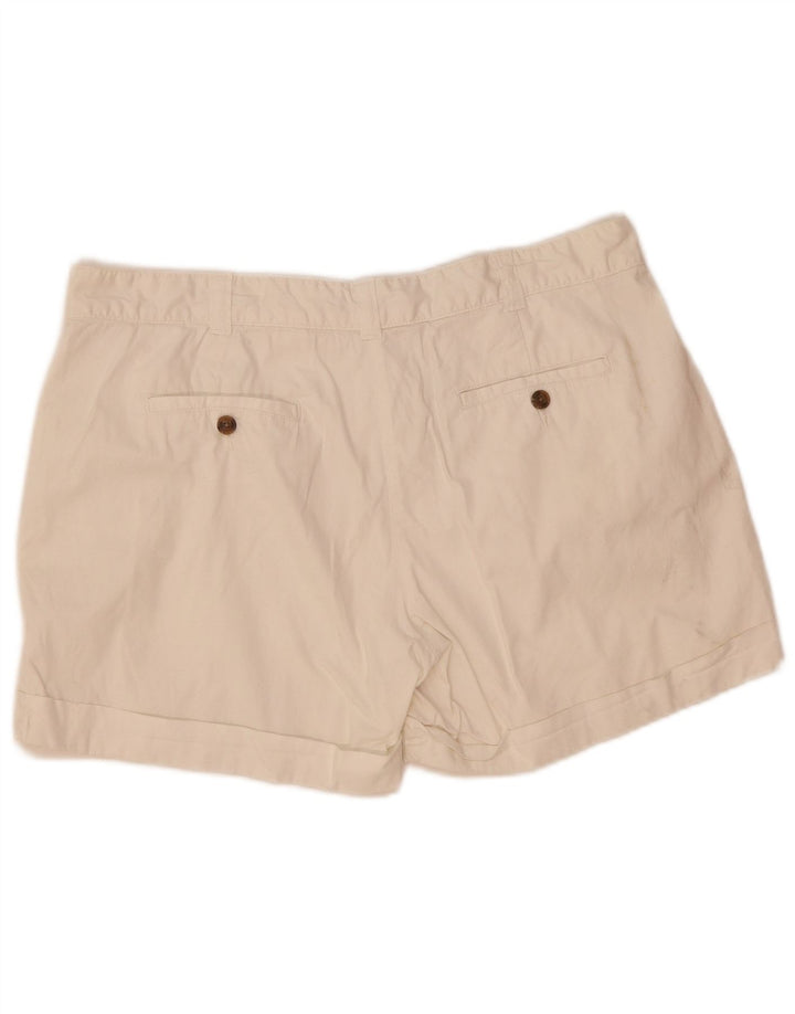 Jigsaw Shorts Chino Feminino Pegged Reino Unido 14 Grande W36 Branco