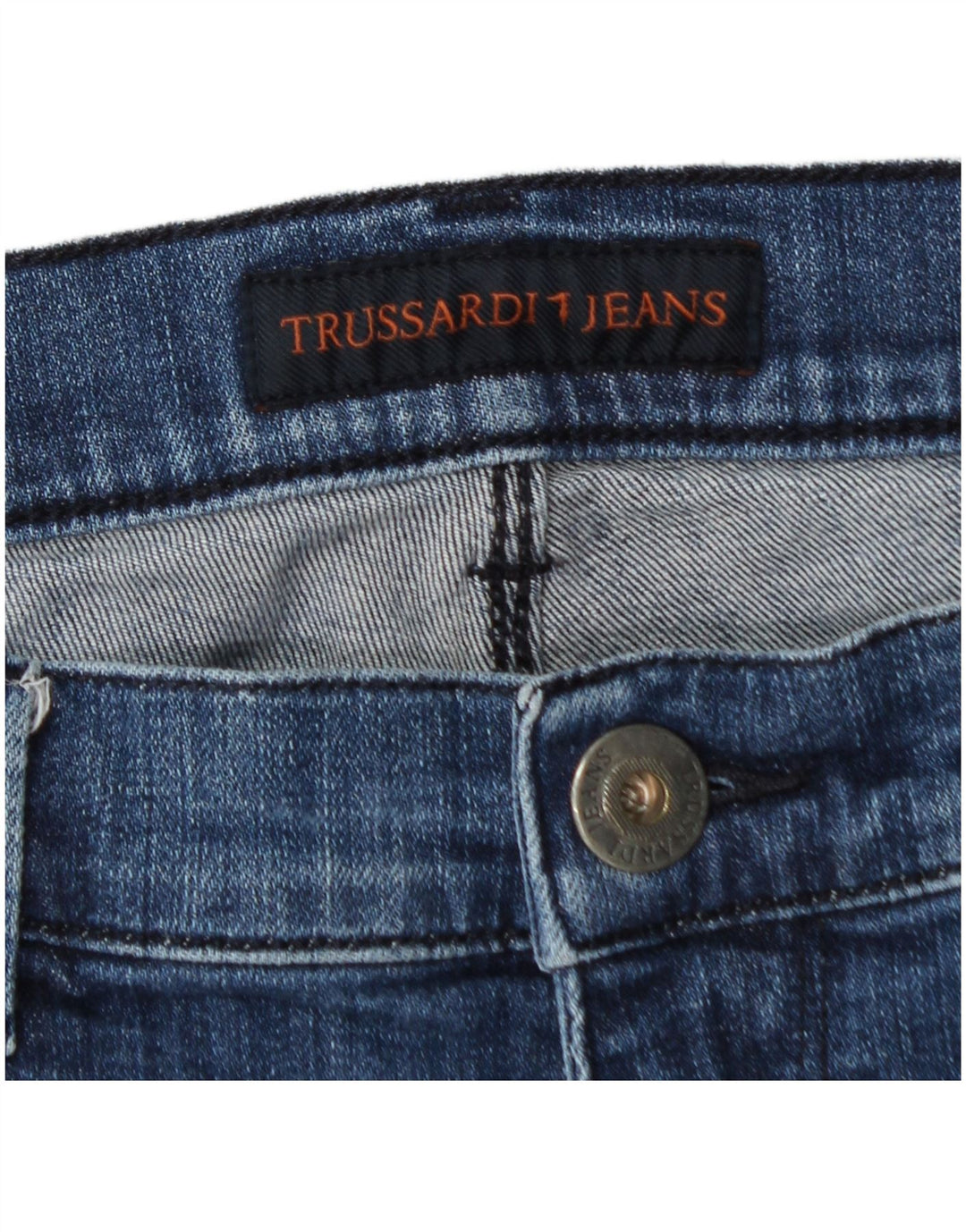 TRUSSARDI Mens Slim Jeans W30 L34 Blue