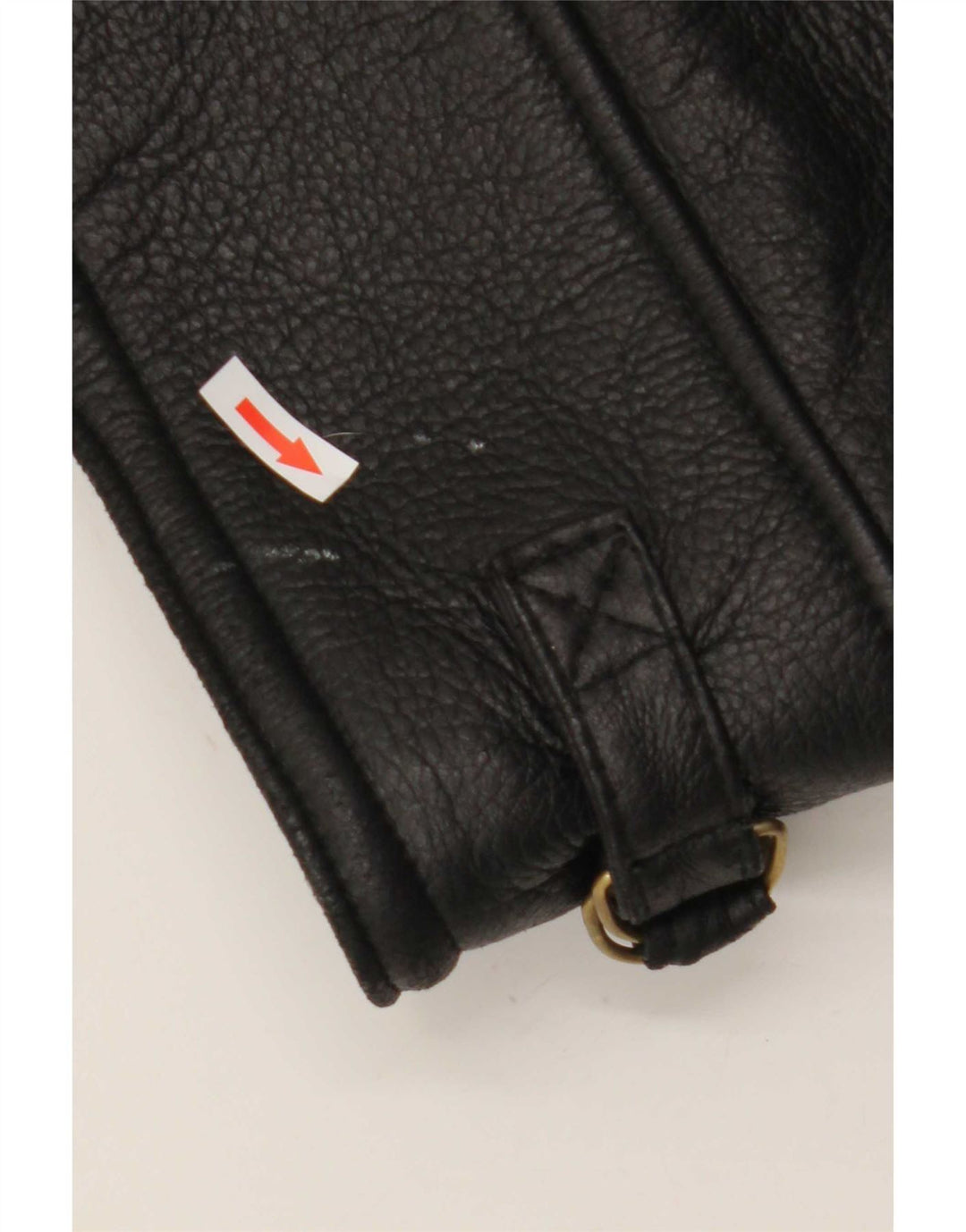 Jaqueta masculina vintage de shearling IT 54 2XL preta shearling