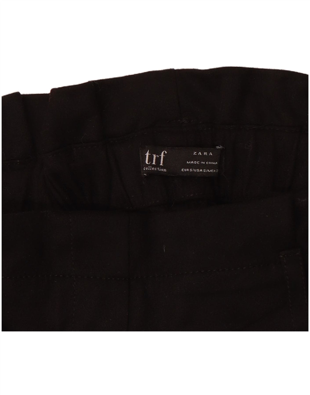 Zara Shorts feminino casual pequeno W26 preto