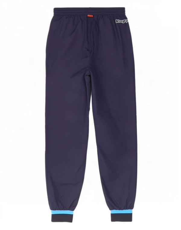 Kappa Mens Napoli Calça de treino Joggers pequeno azul marinho Colourblock