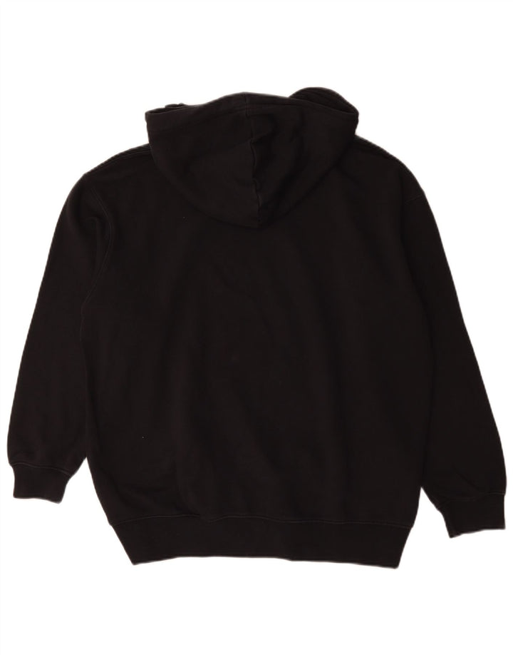 Jumper com capuz Nike masculino oversized pequeno algodão preto