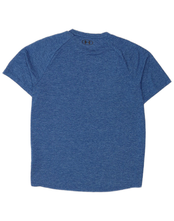 Camiseta masculina Under Armour grande poliéster manchado azul