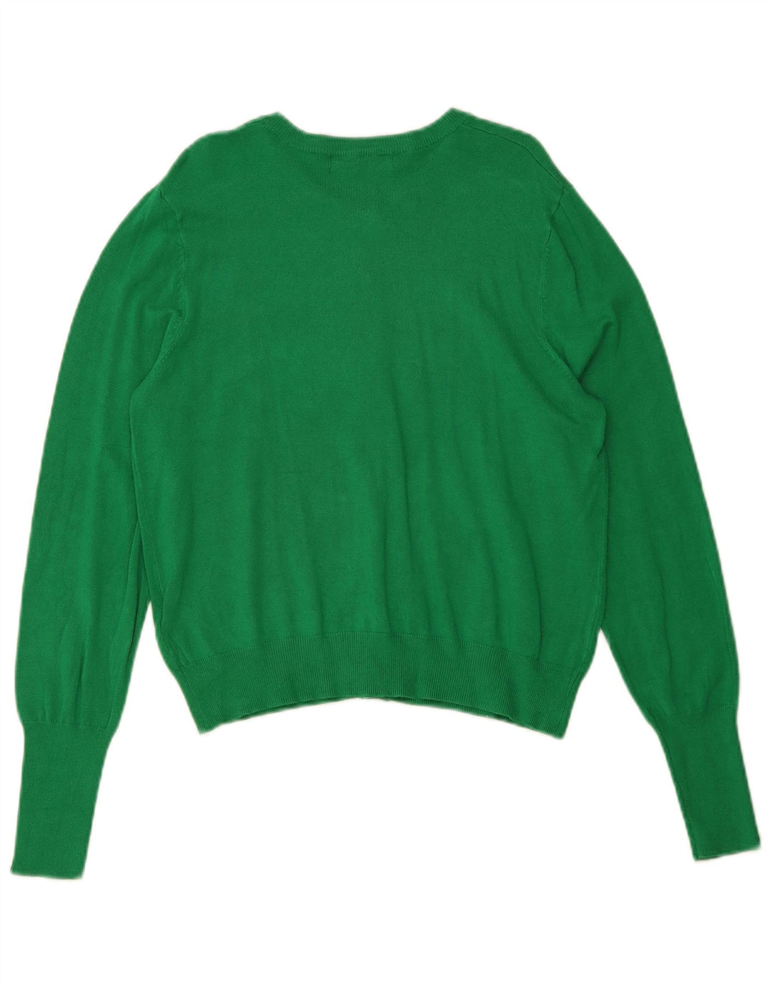 Suéter cardigã feminino Marks & Spencer UK 12 viscose verde médio