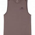 Under Armour Mens Vest Top Poliéster Cinza Médio