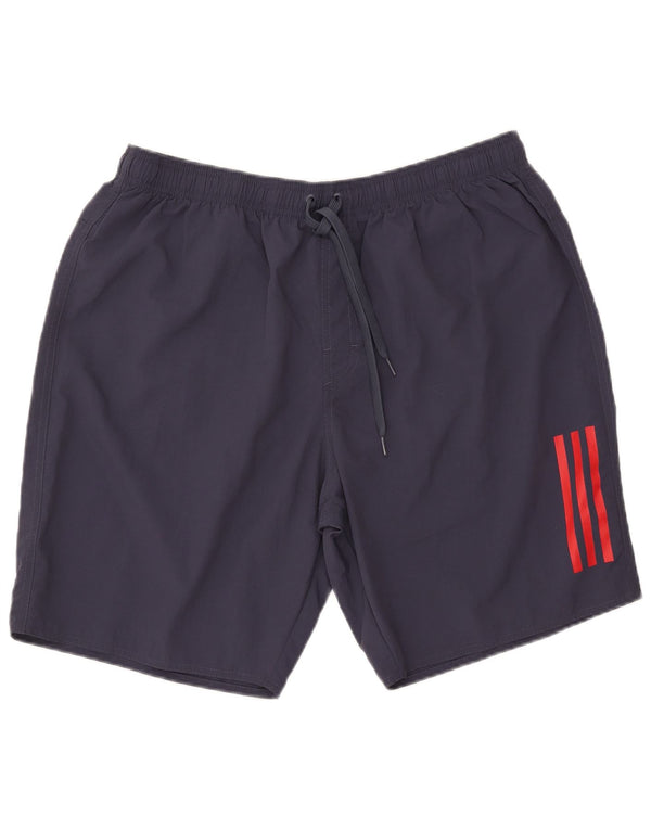 Shorts esportivos masculinos Adidas 2XL azul marinho nylon