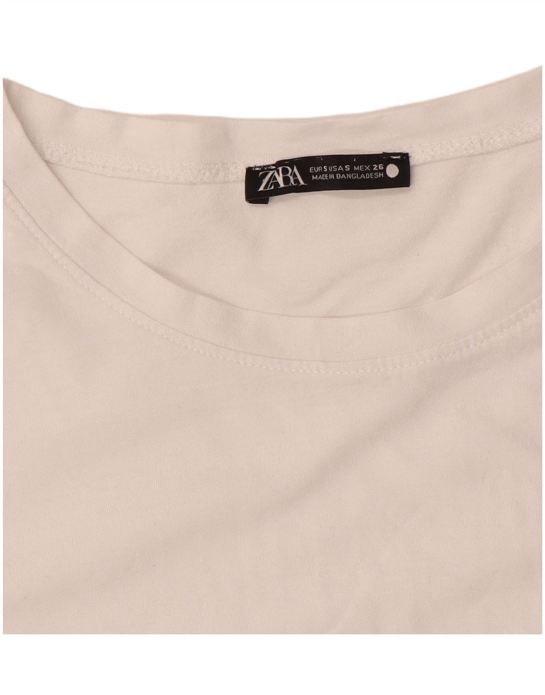 Body feminino ZARA UK 10 pequeno branco