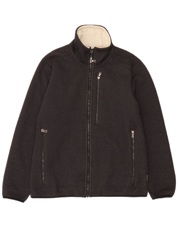 Jaqueta bomber masculina Jack Wolfskin Reino Unido 40 poliéster preto médio