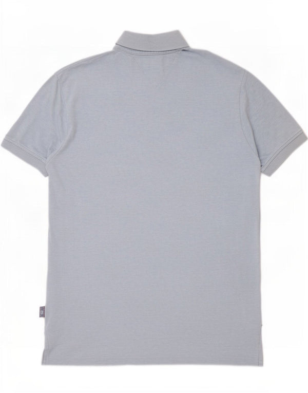Camisa polo masculina Tommy Hilfiger Classic Fit azul médio