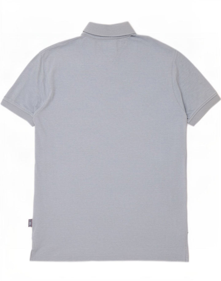 Camisa polo masculina Tommy Hilfiger Classic Fit azul médio