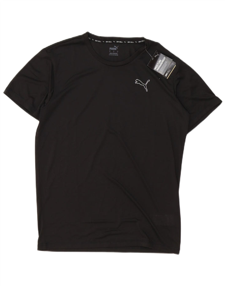 Camiseta masculina PUMA Top pequeno poliéster preto