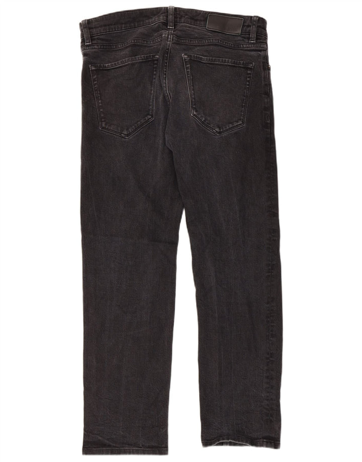 Hugo Boss Jeans reto masculino W32 L27 algodão cinza