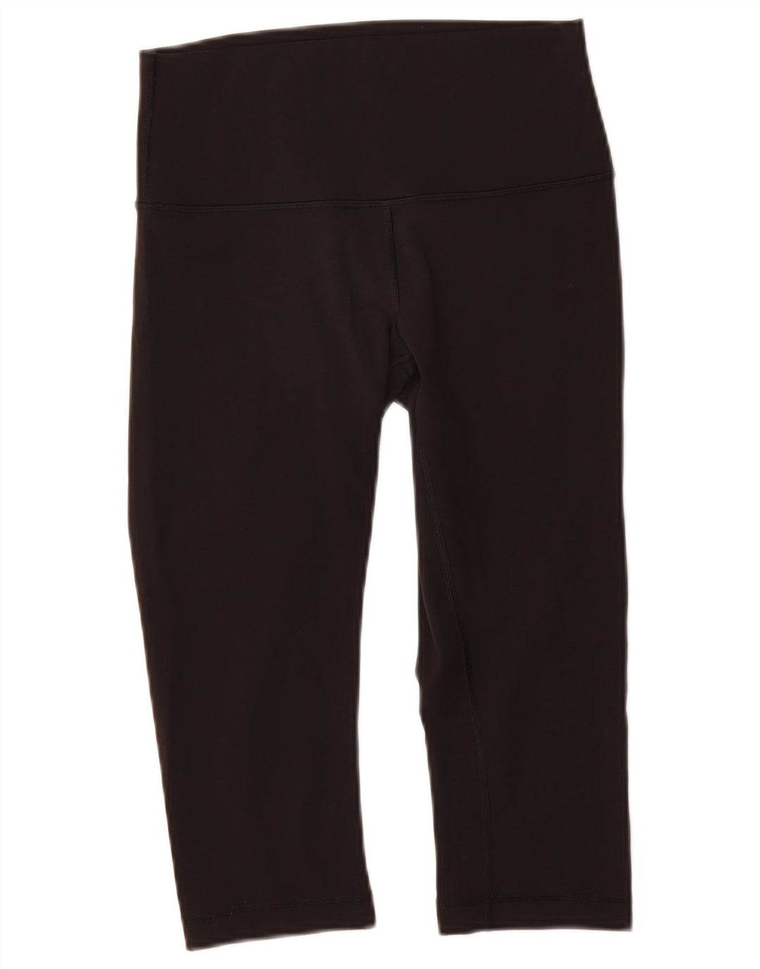 LULULEMON Leggings capri feminino US 6 médio preto nylon