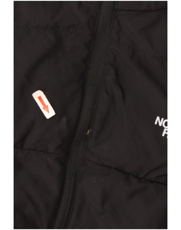 Casaco acolchoado com capuz The North Face Boys 14-15 anos XL preto poliéster