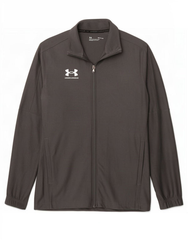 Under Armour Mens Tracksuit Top Jacket Pequeno Poliéster Cinza