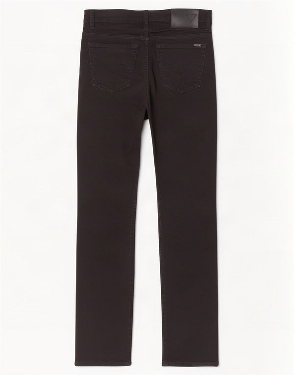 Guess Calça jeans feminina slim fit W32 L33 algodão preto