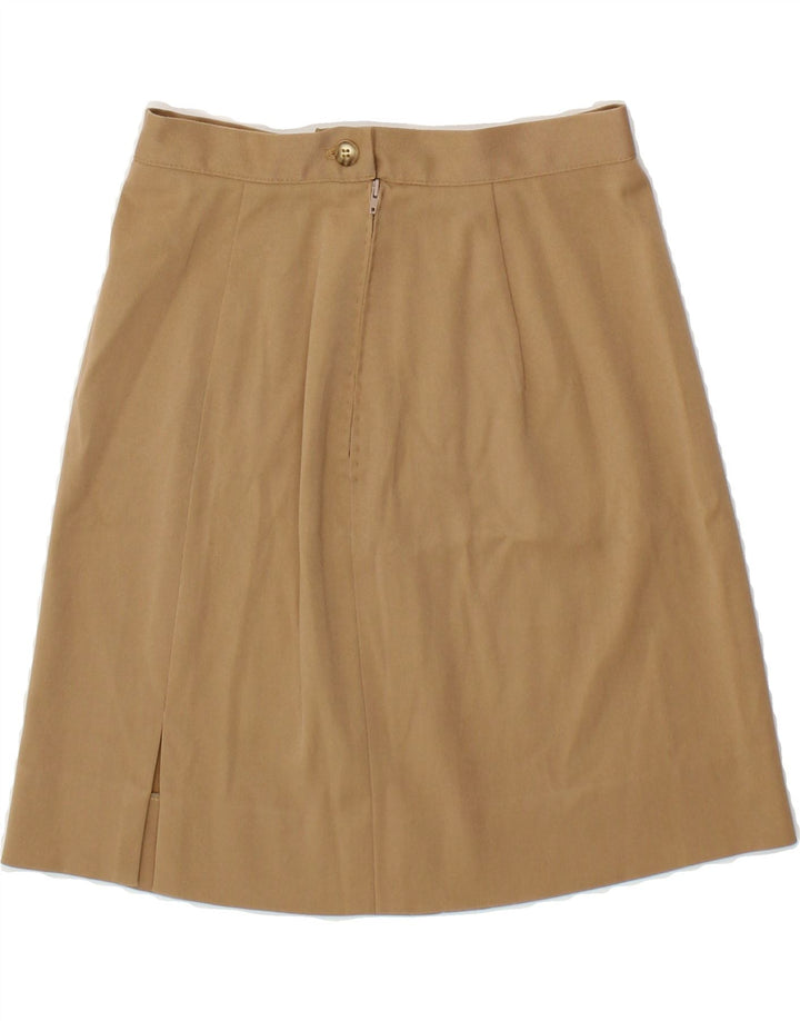 VINTAGE Womens A-Line Skirt W24 XS  Brown | Vintage Vintage | Thrift | Second-Hand Vintage | Used Clothing | Messina Hembry 