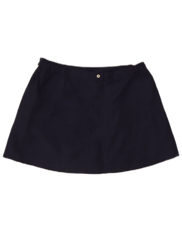Saia de tênis feminina Diadora UK 14 poliéster colorblock azul marinho médio