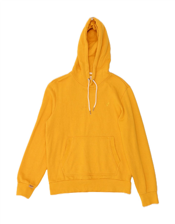 PIER ONE Mens Hoodie Jumper Medium Yellow Cotton Vintage Pier One and Second-Hand Pier One from Messina Hembry 