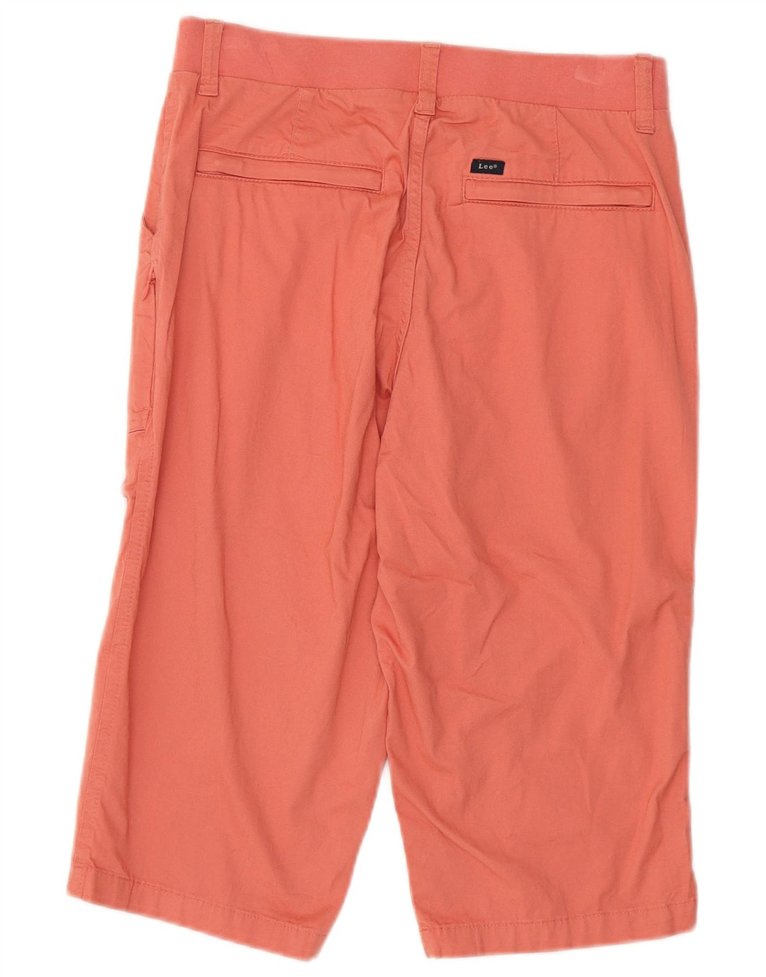 LEE Shorts Chino Feminino US 8 Médio W34 Algodão Rosa
