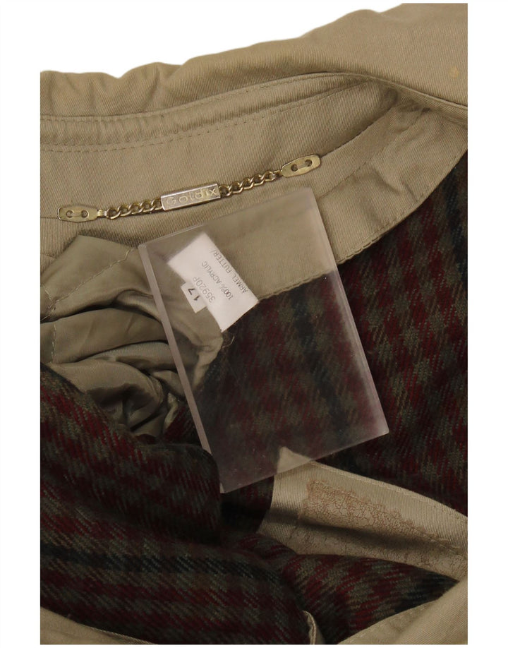 Casaco impermeável feminino GOLDIX US 17 2XL acrílico bege