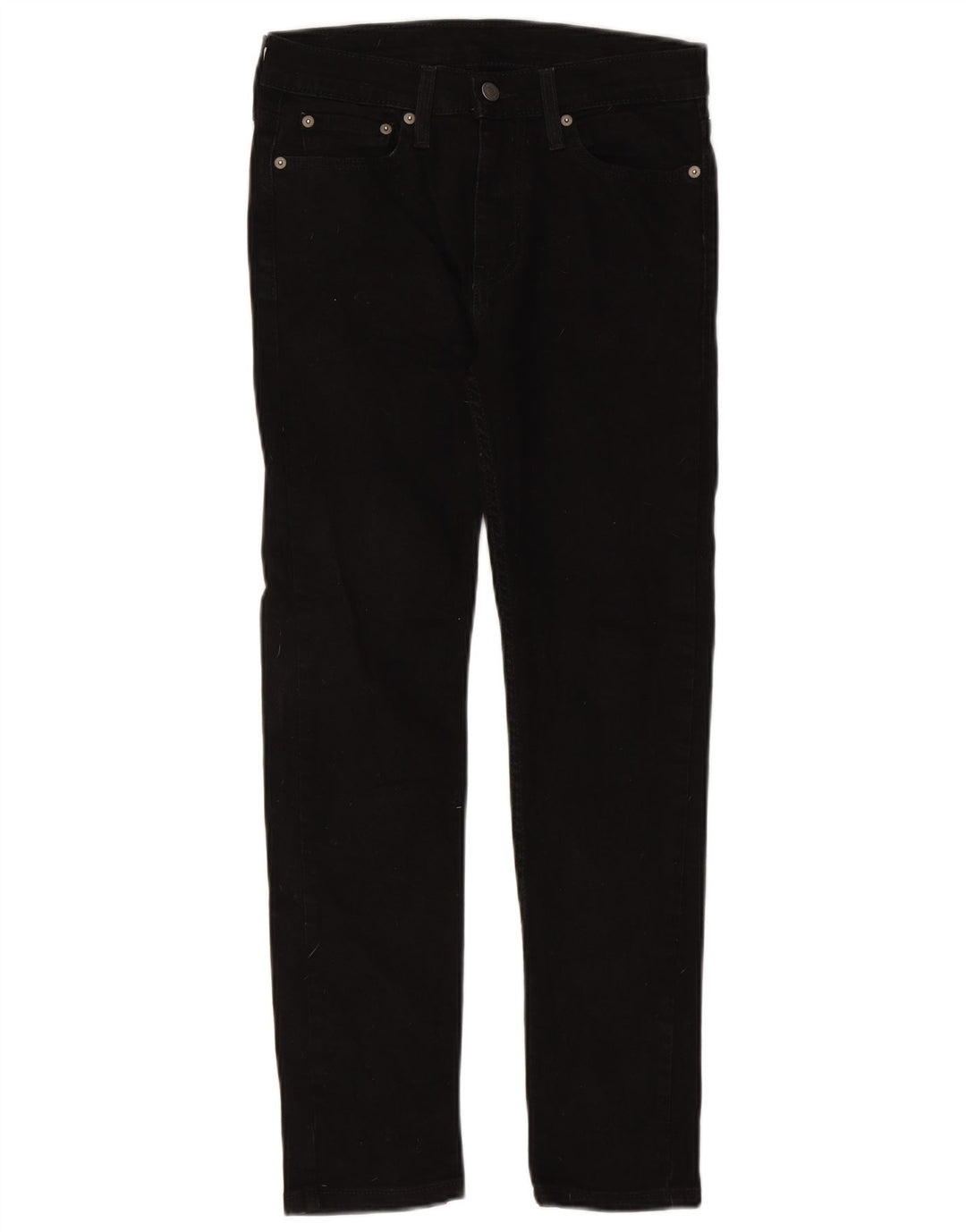 Calça jeans feminina LEVI'S 510 skinny W29 L27 algodão preto