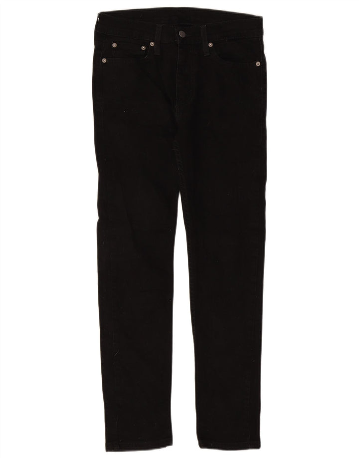 Calça jeans feminina LEVI'S 510 skinny W29 L27 algodão preto