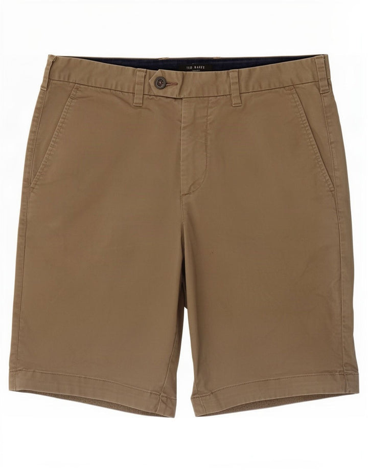 Shorts Chino Masculino Ted Baker W30 Algodão Cáqui Médio
