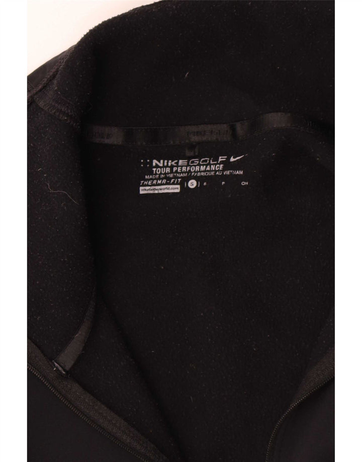Jaqueta Nike Womens Therma-Fit Tracksuit UK 10 Pequena Poliéster Preto
