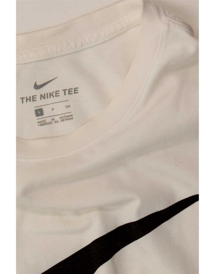 Camiseta Nike masculina gráfica top pequeno branco