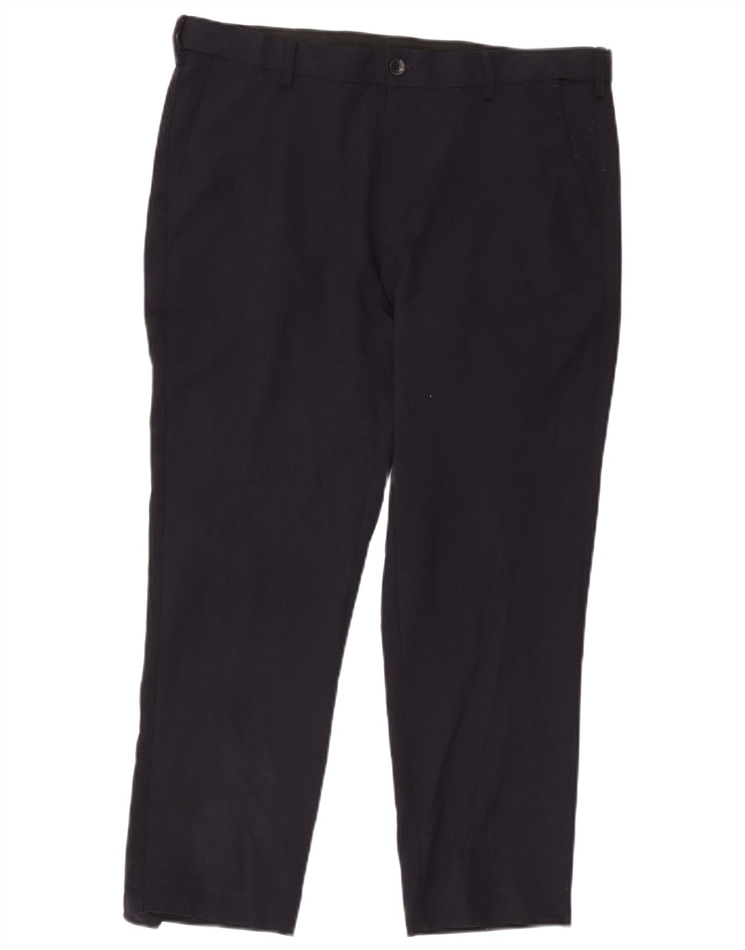 Calça Chino Masculina Marks & Spencer Regular Fit W36 L27 Azul Marinho Poliéster