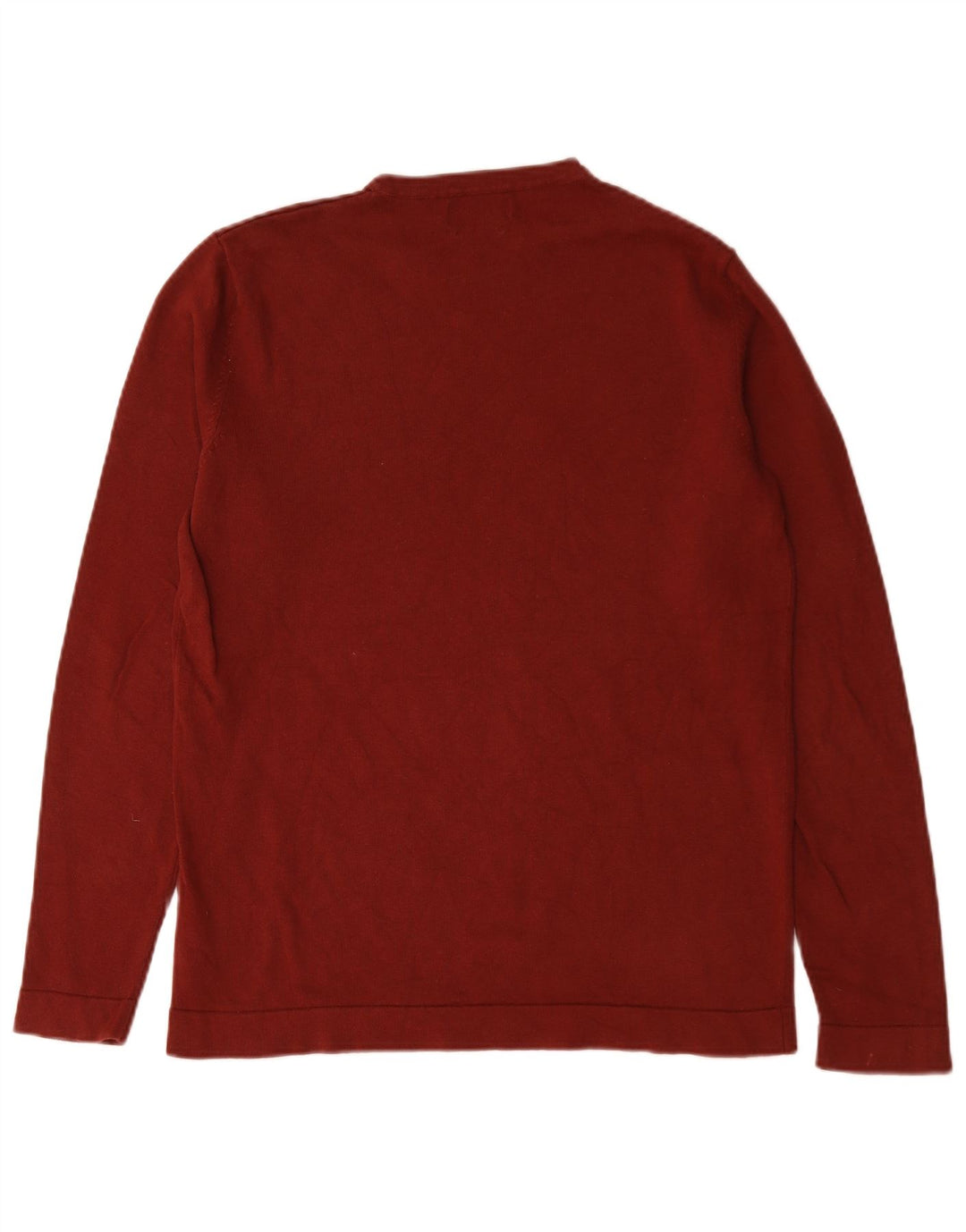 Suéter masculino Jack & Jones com gola redonda, algodão vermelho médio