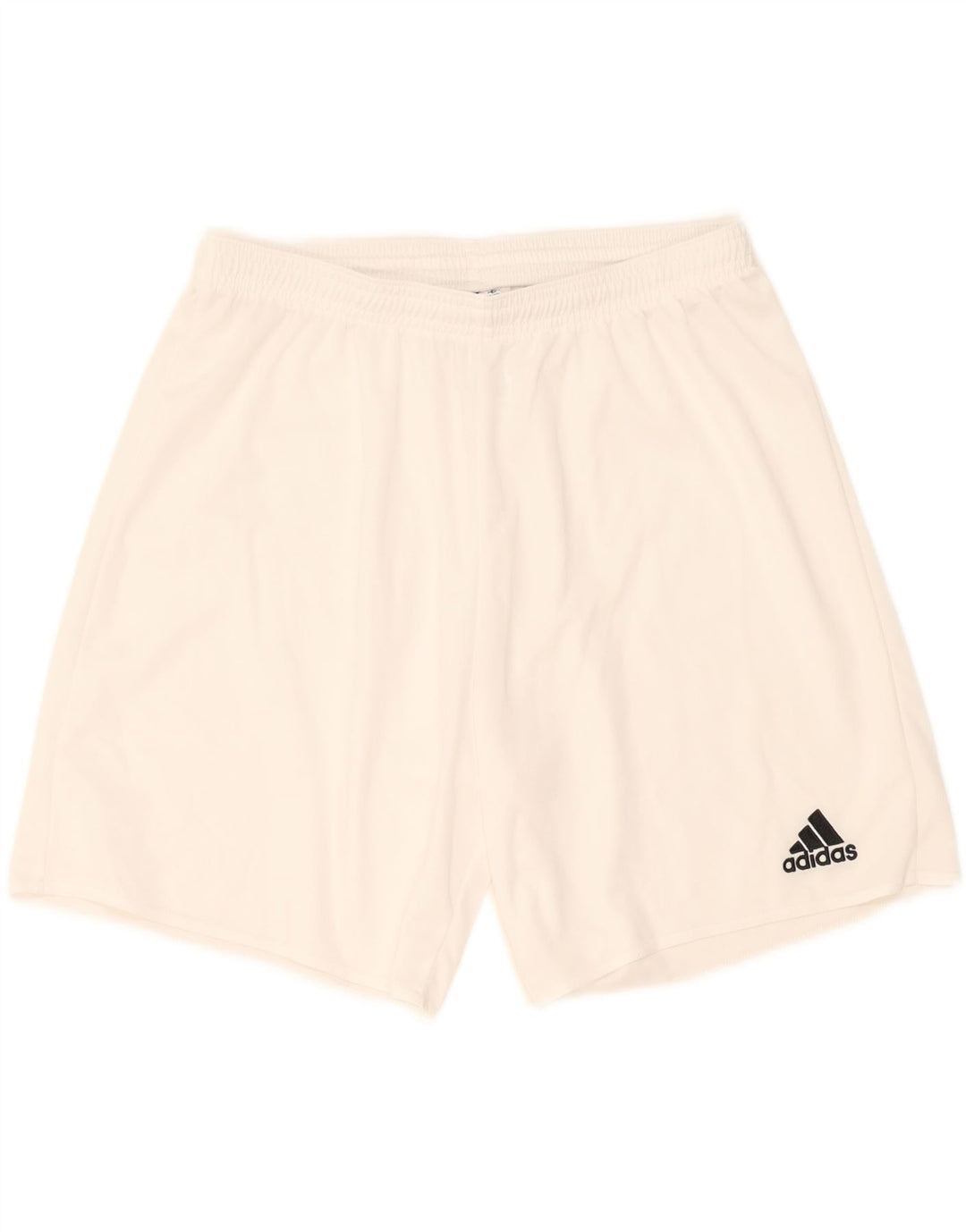 Shorts esportivos masculinos Adidas grande poliéster branco