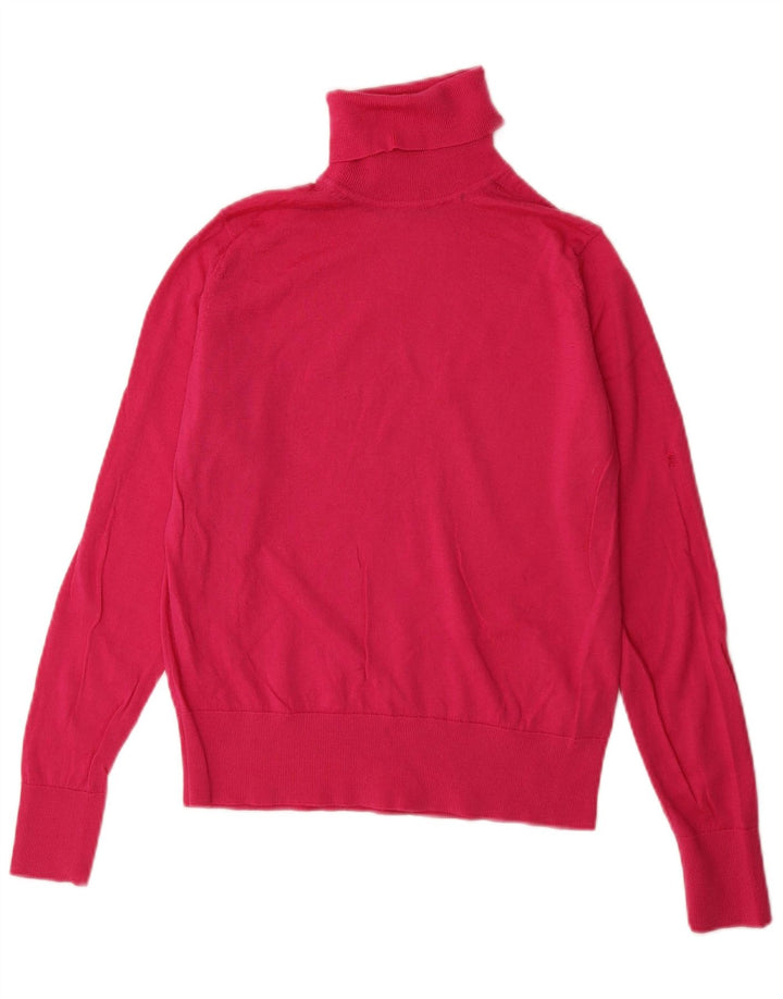 Suéter feminino Marks & Spencer com gola redonda Reino Unido 12 rosa médio