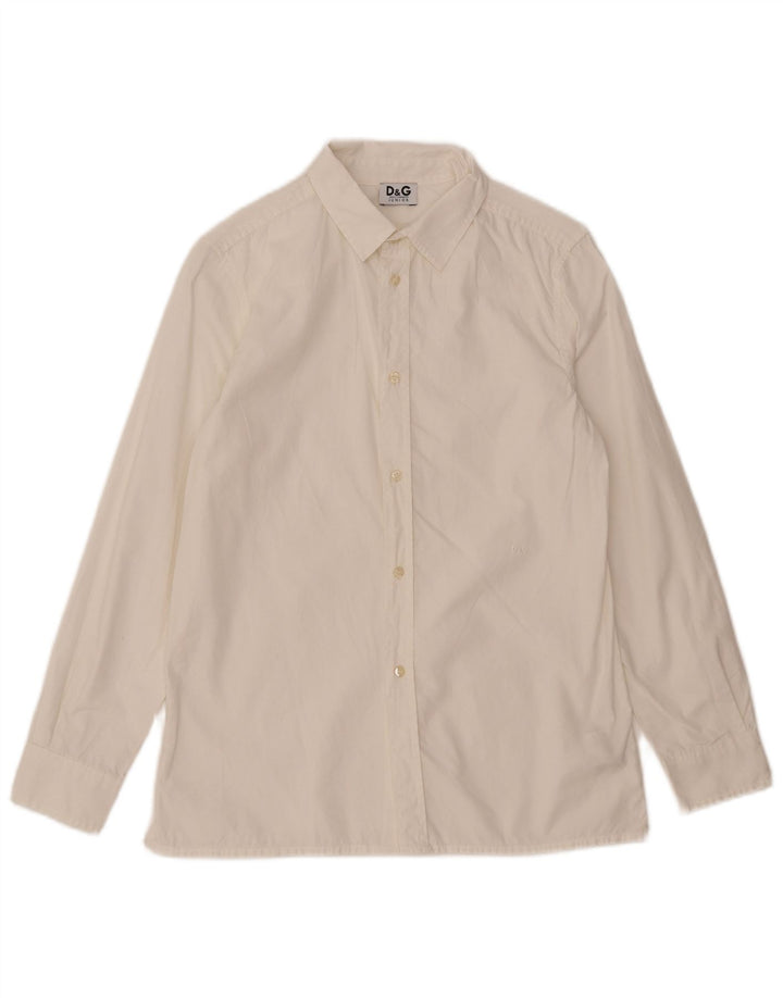 Dolce & Gabbana Meninos 8-9 Anos Pequeno Algodão Branco